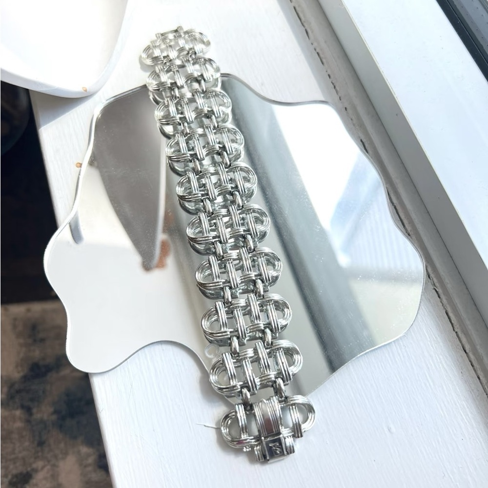 Vintage Coro Elegant Silver Bracelet